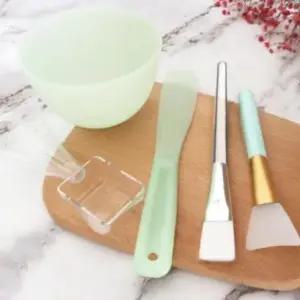 마사지도구세트 마스크팩 볼 실리콘 5종 세트