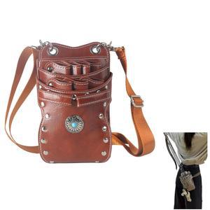 메를루 가죽 화살통 홀더, 조절 가능한 벨트가 있는 화살통용 7개, 분리 내구성 화살통, 두 가지 착용 방법 허리 홀더 백 전용