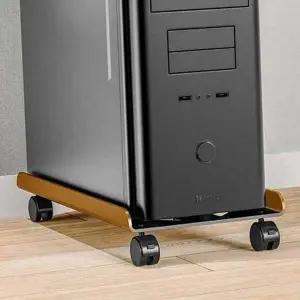 거치대 스탠드 데스크탑 선반 이동식 받침대 컴퓨터 바퀴형 본체