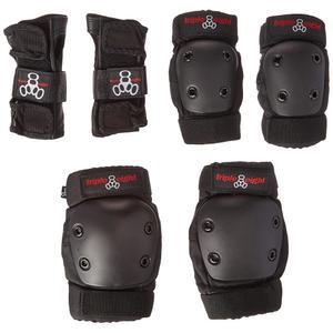 손목 가드 / 팔꿈치 무릎, 주니어와 함께하는 트리플 에이트 JR 더비 패드 세트