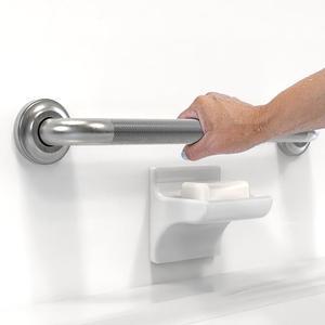 아쿠아체이스 1-1/4인치 널드 그랩 바, ADA 준수 목욕 안전 샤워 핸드레일, 및 장애인을 위한 욕실 이동 보조 핸들, 헤비 듀티 500파운드 지원