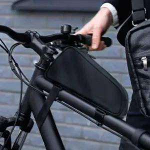 자전거 가방 핸드폰 프레임 야광 삼각 1P 수납 자전거안장가방