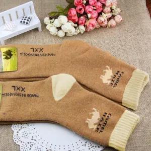 겨울 보온 방한 등산 캠핑 낚시 기모 울 남자 여자 울 낙타 털 양말