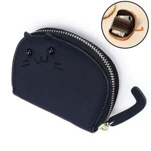 귀여운 학생 반지갑 카드 지갑 고양이 꼬리 지갑 여자반 고급