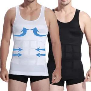 남성 보정런닝 남자 뱃살 보정 민소매