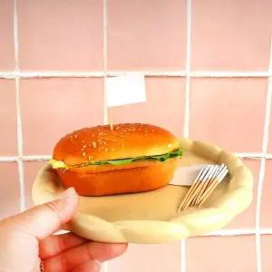 이쑤시개 깃발 장식 흰색 꼬치 픽 과일 케이크토퍼