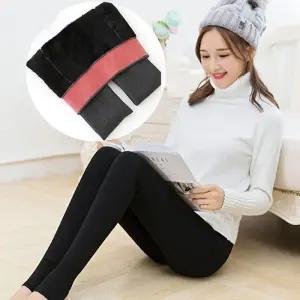 도톰융털안감 허리보정 스타킹