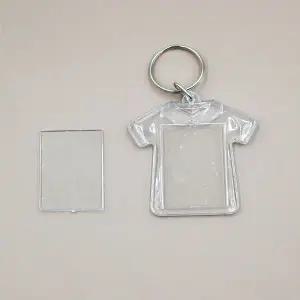 아크릴 액자 열쇠고리 옷모양 증사홀더 답례품 키링