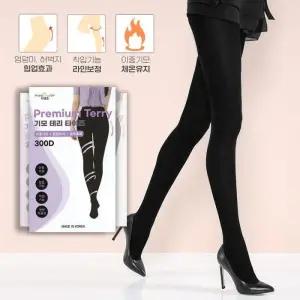 프리미엄 기모 테리 타이즈 300D