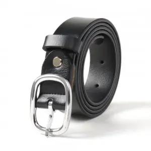 아임레더 여성 소가죽 벨트 S-5 핀버클 청바지벨트