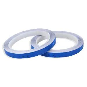 육각 벌집패턴 반사스티커 1cm x 8M 블루