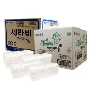 [JHP37R72_51CW]페이퍼타올 무형광 위생 화장실 5000매 (29676534A)