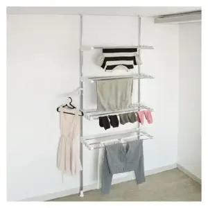 건조대 기둥접이식 빨래 4단 기둥식 접이식 선반