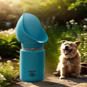 시피 컵 휴대용 접이식 애완동물 물병 컴팩트 개 및 고양이 여행용 식품 등급 실리콘 PP BPA 프리 걷기