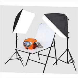[셀러에이드]스튜디오 지속광 조명 라이브 사진 촬영 조명 4구 영상 세트