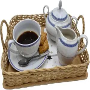 DIY 바구니 직조 트레이 키트 - 올인원 공예 세트 내추럴 라탄 나만의 위커 만들기