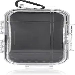 방수 보관 케이스 야외 스포츠 생존 장비 밀폐 박스 EDC 도구 전화기 열쇠(클리어)용 방진 압력 방지