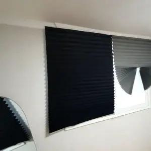 블랙 붙이는 블라인드 무타공 커튼 커텐 창문 햇빛가리개 빛차단 무설치 셀프커튼