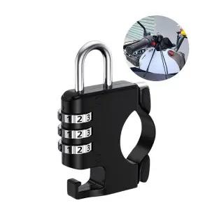 오토바이 헬멧걸이 자물쇠 잠금장치 가방걸이 번호키