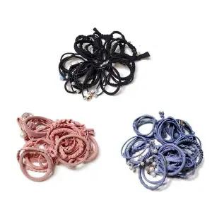 24종 머리띠 혼합 세트/ 데일리 헤어끈/ 기본 헤어끈