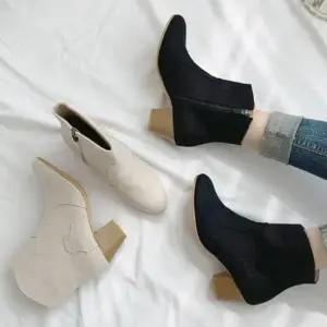 여성워커 소재 여성부츠 숏부츠 웨스턴부츠 스타일 5cm굽