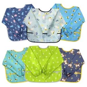 더해피 유아 미술가운 31종 긴팔