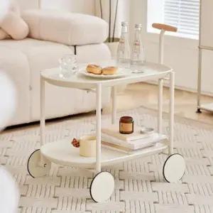 주방카트 핸들 사이드테이블 우드 트롤리