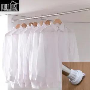 옷걸이 스텐 커튼봉 행거 다용도 압축봉 특대