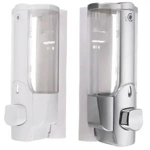[오너클랜]샴푸디스펜서 벽 마운트 비누 욕실 샤워 수동 펌프