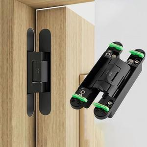 무음 닫기 유압 조절식 힌지 베어링 않는 강력한 자동 장착 보이지 도어 장치