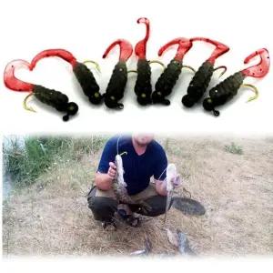 [오너클랜]지그헤드후크 웜 소프트 루어 낚시 리드 인공 베이스