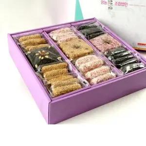 신선코리아 강릉 한과마을 수제한과 선물세트 3단 2kg 정과전통과자 김규흔한과