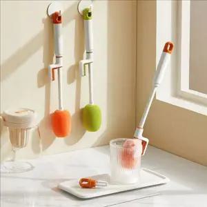 [에이치플러스몰]스펀지 텀블러 세척솔 브러쉬 물병 병세 세척솔 빨대 세척