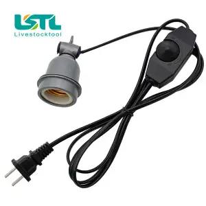 온열등 파충류 히팅조명 E27 애완 동물 난방 램프 홀더 전원 코드 제어 스위치 Piglet Chicken Brooder 나