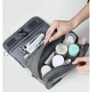 여행용 세면 수납 파우치 여행가방 개인 위생 용품 세면도구 정리함 Xxi8+4uLm