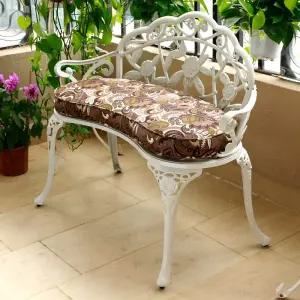 야외 장미주물벤치 빈티지 테라스 의자 테라스 펜션