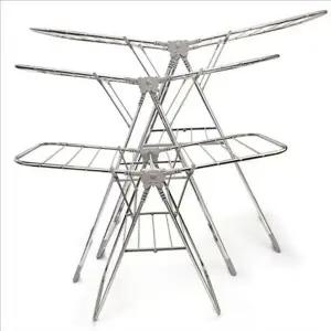 [에이치플러스몰]접이식 빨래 건조대 대형 이불 건조대 스테인리스 국내생산 이동식