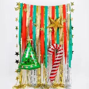 [오너클랜]파티 스트리머 세트 크리스마스3종 파티 장식 가랜드