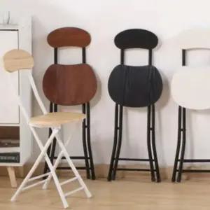 사무용 간이 등받이 가정용 접이식 보조 인테리어 의자