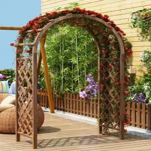 울타리 목재 터널 정원 방부목 야외 아웃도어다용도