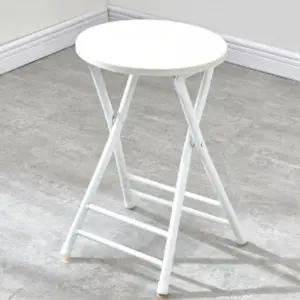 폴딩 의자 원목 틈새 보조 원형 체어 다용도 휴대용