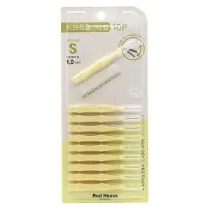 우일 덴탈치간칫솔I형10P S 1.0mm-8724