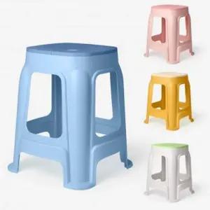 등받이없는 간이스툴 화장대의자 4color 높은