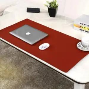 용품 컴퓨터 적합 버건디 매트 책상 90X45 사무실