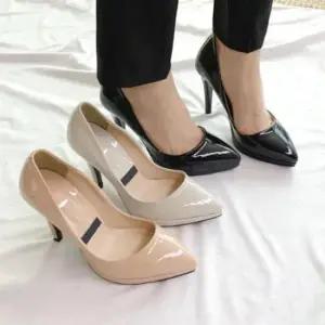 여성발편한구두 여성 가보시굽하이힐 스틸레토 펌프스힐 3컬러 10cm