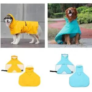 강아지 우비 레인코트 판초 비옷 바람막이 산책 3XL