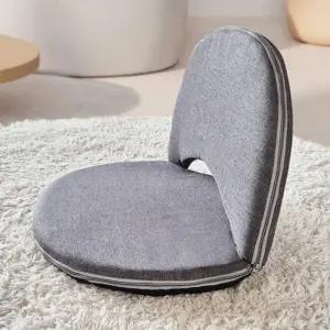 방석 쿠션 좌식의자] 좌식 허리 각도조절 [접이식 등받이