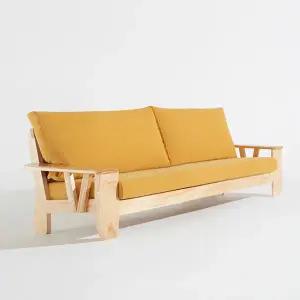 로시아 오코텍스 원목소파(3인용)