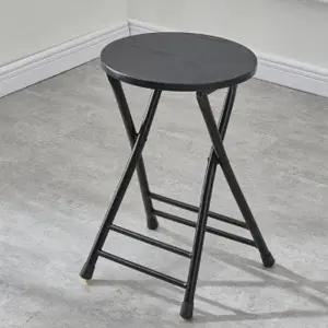 헬프그린 방수 스툴 간이의자 탁자 원목 보조스텝풋 접이식 폴딩체어 고강도 홈바의자