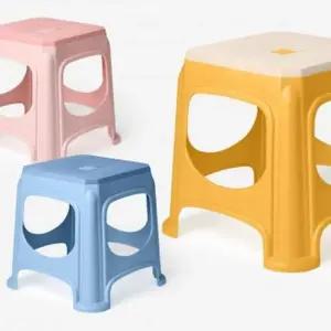 PP 의자 보조스툴 가벼운 낮은 미니스툴 4color